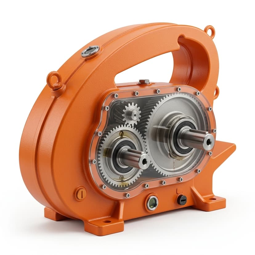 Hollow shaft robotized gearbox - cable routing center bore