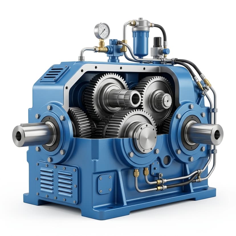Palletizing robot gearbox - robust flange output
